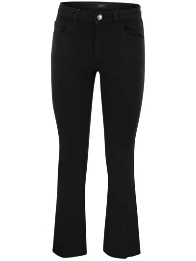 Fay Jeans Boot-cut - Azul In Black