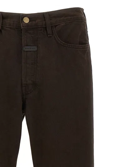 Fear Of God '8th Collection' Denim Trousers In Brown