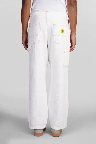 Icecream Canvas Carpenter Trousers In Beige