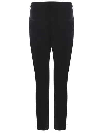 Dondup Trousers  Gaubert Made Of Cotton In Black
