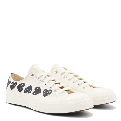 Comme Des Garçons Play X Converse Comme Des Garcons Play Converse Sneakers White In White