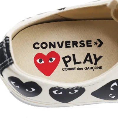 Comme Des Garçons Play X Converse Comme Des Garcons Play Converse Sneakers White In White