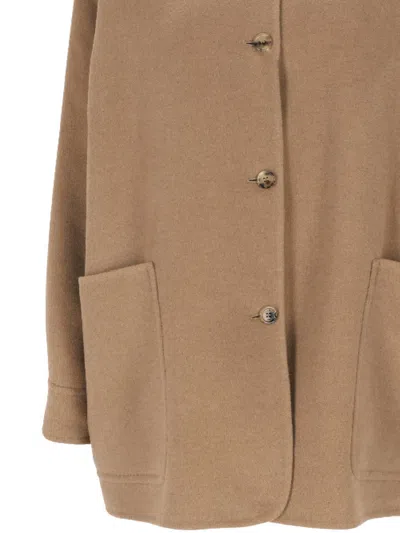 Max Mara Aldo Jacquard Short Coat In Multicolor