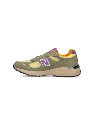 New Balance Low Top Sneakers With Mesh Upper And Rubber Sole In Green