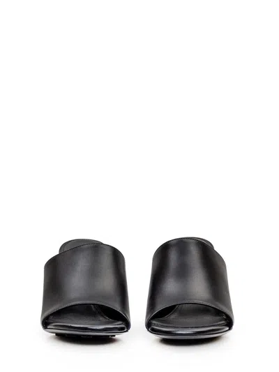Givenchy G Cube Leather Mules In Black
