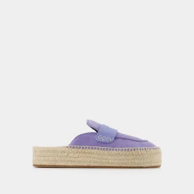 Jw Anderson Espadrilles - J.w. Anderson - Cuir - Violet In Purple
