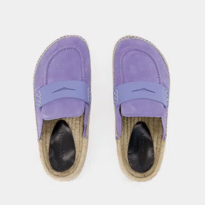 Jw Anderson Espadrilles - J.w. Anderson - Cuir - Violet In Purple