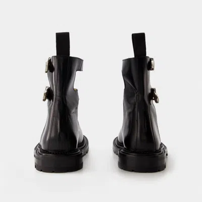Toga Aj1288 Boots -  Pulla - Leather - Black In Black
