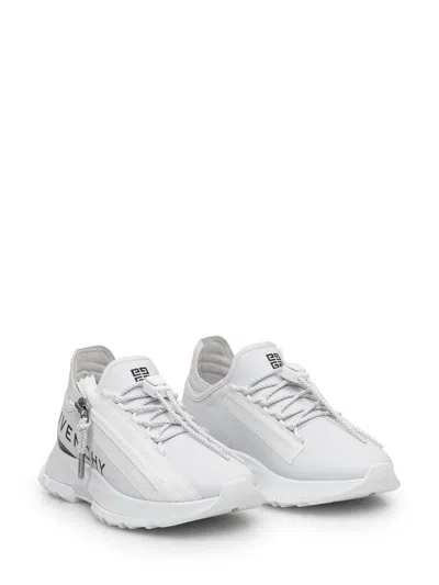 Givenchy Spectre Zip Runners Leather Sneakers In White