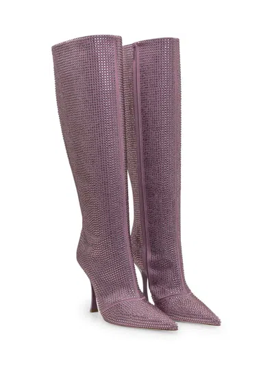 Leonie Hanne X Liu Jo Glam Boots In Purple