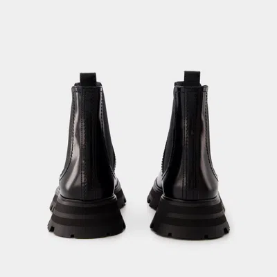 Alexander Mcqueen Alexander Mc Queen Chelsea Ankle Boots In Black