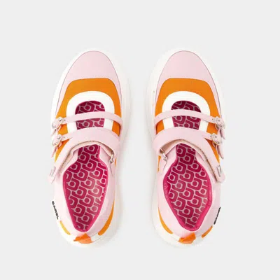Carel Paris Baskina Sneakers - Carel - Leather - Orange/pink In Orange