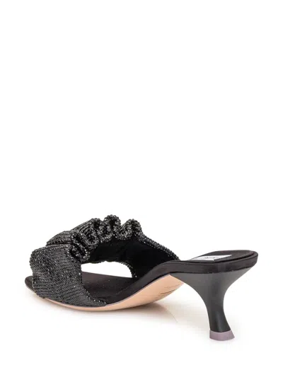 Sebastian Mule Cher Crystal In Black