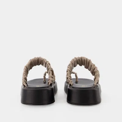 Elleme Amor Platform Slides In Beige