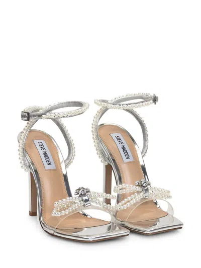 Steve Madden Sandal With Pearls In White