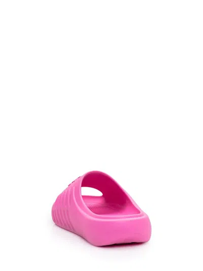 Dsquared2 Logo-embossed Open-toe Slides In Pink