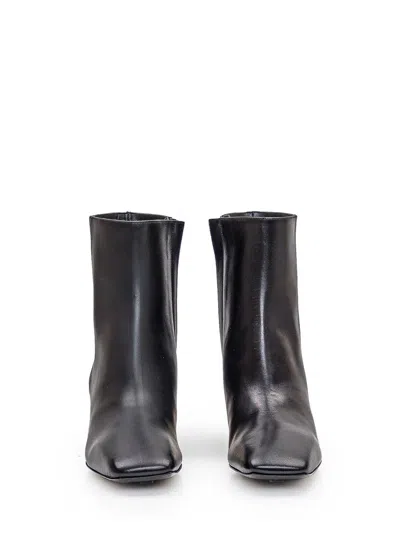 Givenchy G Cube Leather Ankle Boots In Black