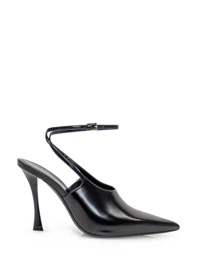 Givenchy Sleek Slingback Pumps With Pointed Design In Black