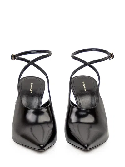 Givenchy Sleek Slingback Pumps With Pointed Design In Black