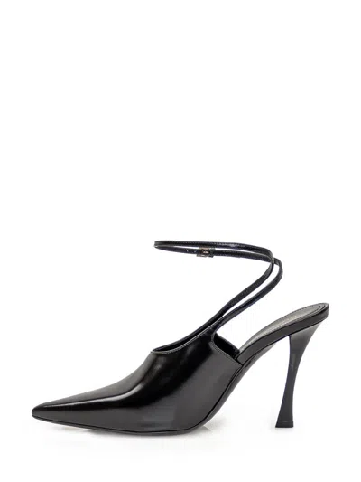 Givenchy Sleek Slingback Pumps With Pointed Design In Black