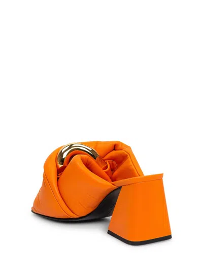 Jw Anderson J.w. Anderson Twisted Sandal In Orange