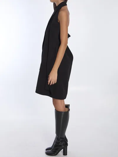 Balenciaga Black Suspended Shirt Effect Dress