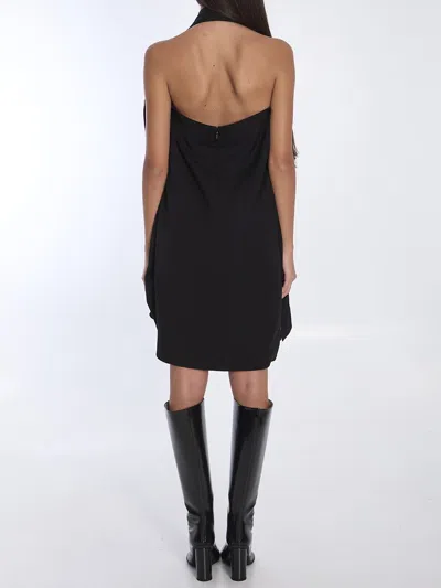 Balenciaga Black Suspended Shirt Effect Dress