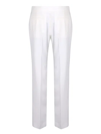 Givenchy White Tailored Trousers In White