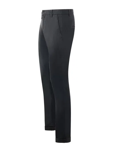 Dondup Gaubert Stretch Cotton Pants In Grey