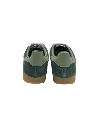 Adidas Originals Adidas Womens Mineral Green Silver Daw Gazelle Indoor Suede Low-top Trainers In Green