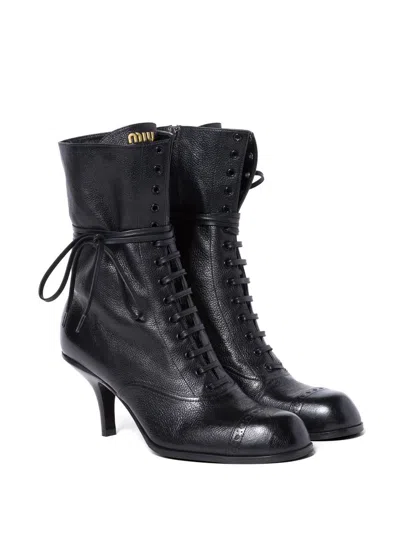 Miu Miu Boots In Black