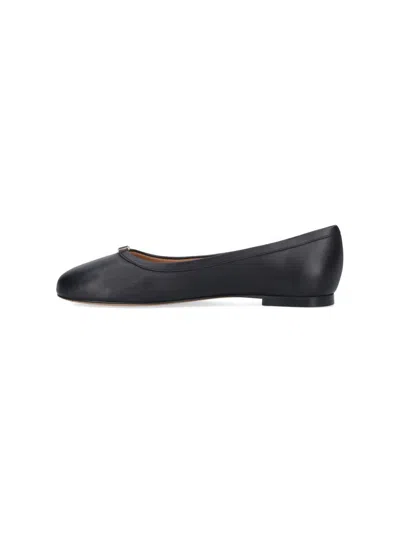 Shop Chloé Flat Shoes In Black