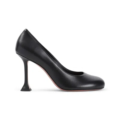 Amina Muaddi Women Iris Pump 95 Nappa Black 95 Mm Mini In Black