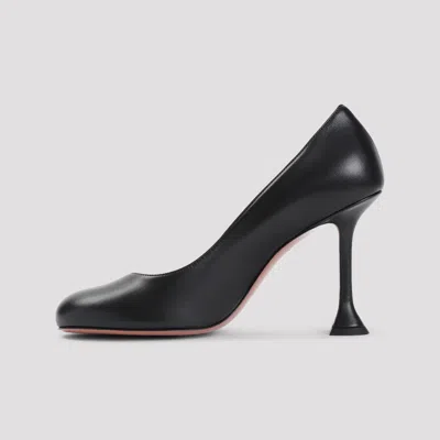 Amina Muaddi Women Iris Pump 95 Nappa Black 95 Mm Mini In Black