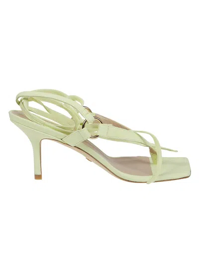 Stuart Weitzman Multi-tie High-heeled Sandals In Yellow