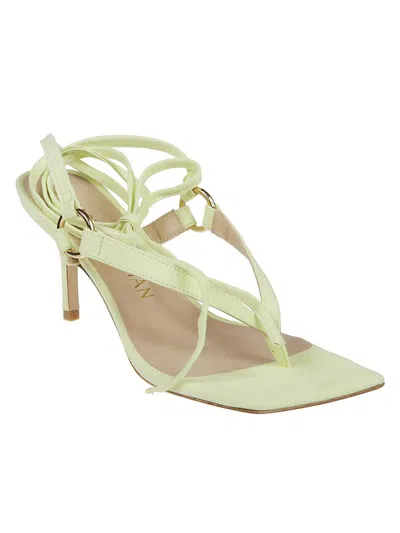 Stuart Weitzman Multi-tie High-heeled Sandals In Yellow