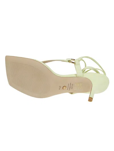 Stuart Weitzman Multi-tie High-heeled Sandals In Yellow