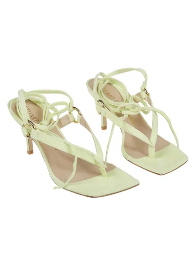 Stuart Weitzman Multi-tie High-heeled Sandals In Yellow