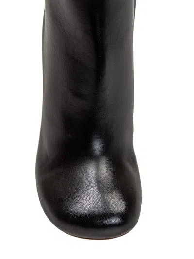 Off-white Silver Spring Ankle Boot In Black