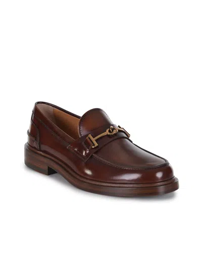 Shop Tod's Flat Shoes In Brown
