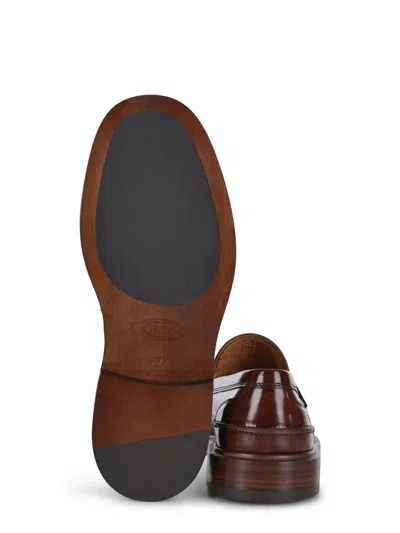 Tod's Mocassin Tods Made Of Leather In Brown