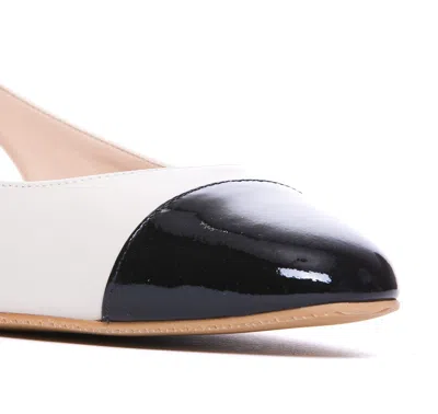 Shop Stuart Weitzman Flat Shoes In White