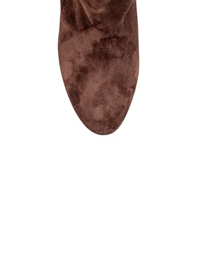 Anna F Suede Boots In Brown