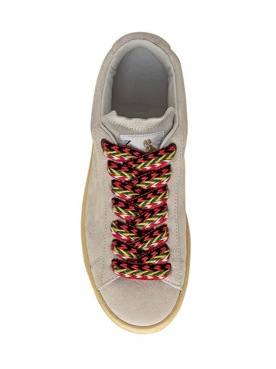 Lanvin Sneakers Lite Curb Low In White