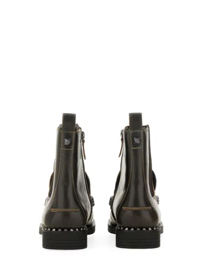 Ash Chic Boot Wings With Studs In Brown