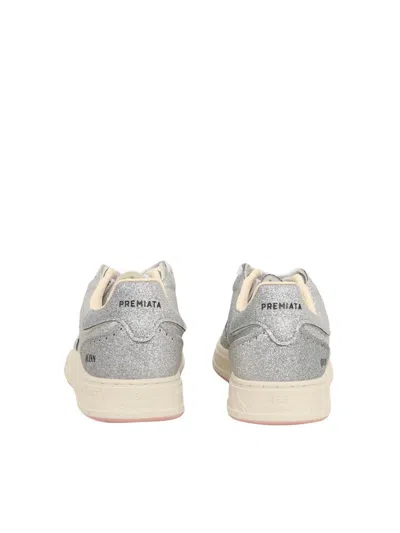 Premiata Sneakers In Silver