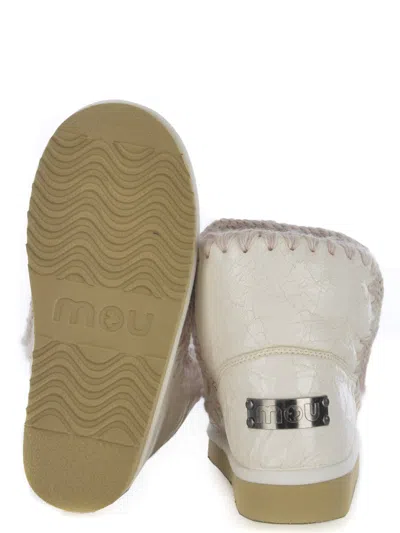 Mou Ankle Boots  Eskimo18 Made Of Leather In White