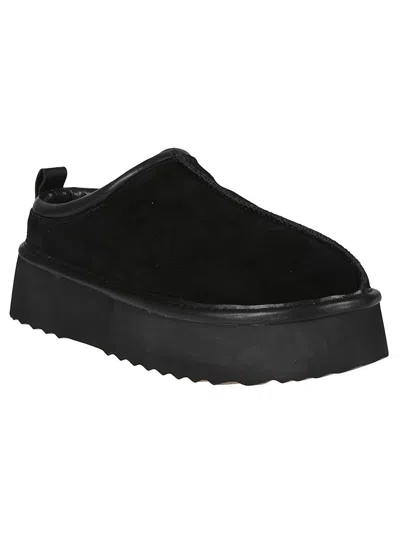 Hoor Mars Platform Mules In Black