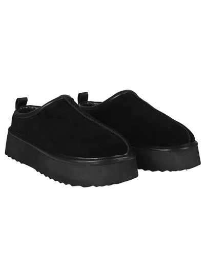 Hoor Mars Platform Mules In Black