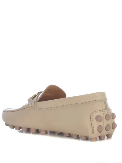 Tod's Mocassins Tods Bubble Made Of Leather In Beige
